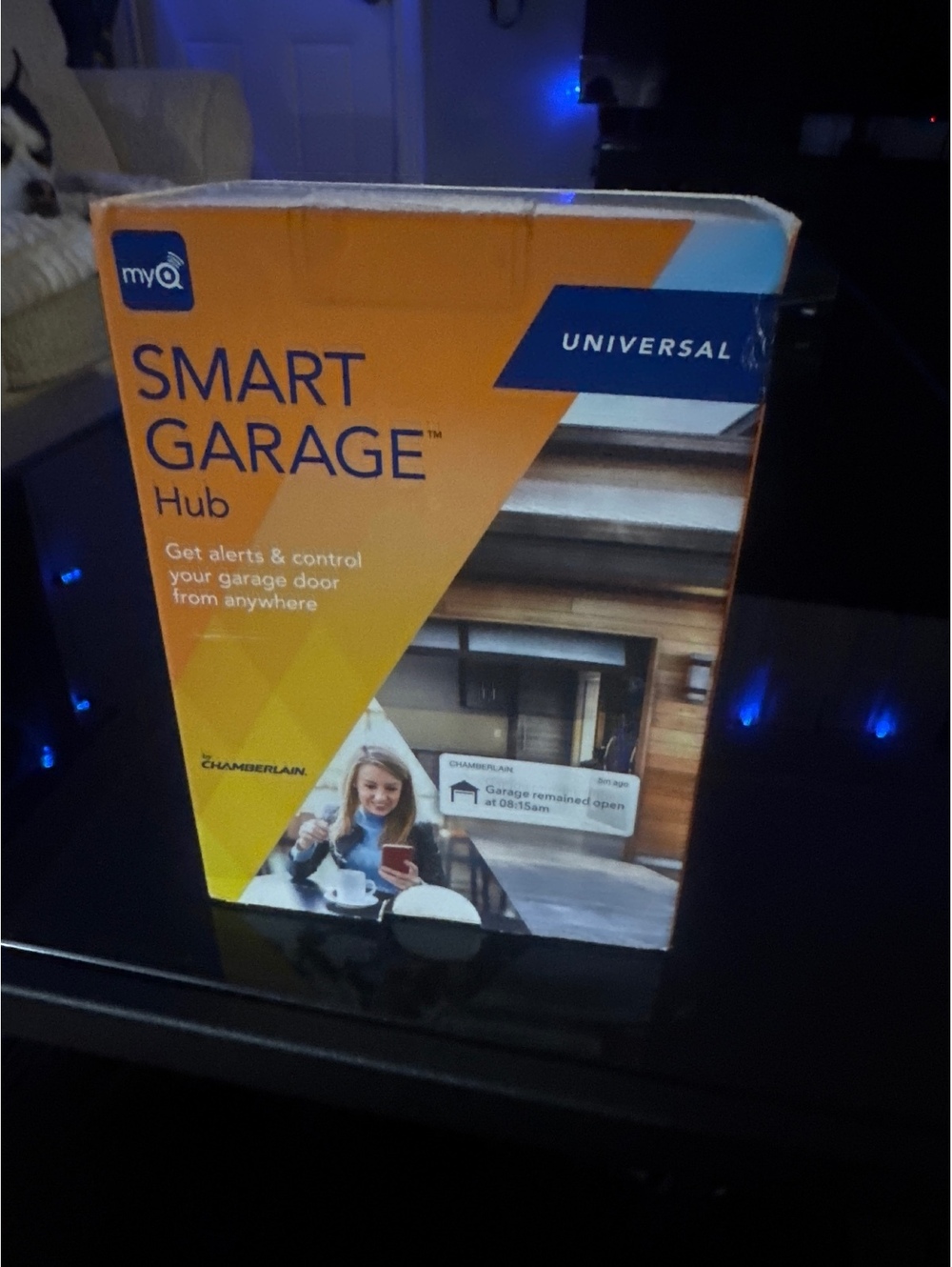 This is a Chamberlain myQ Smart Garage Hub [COPY]